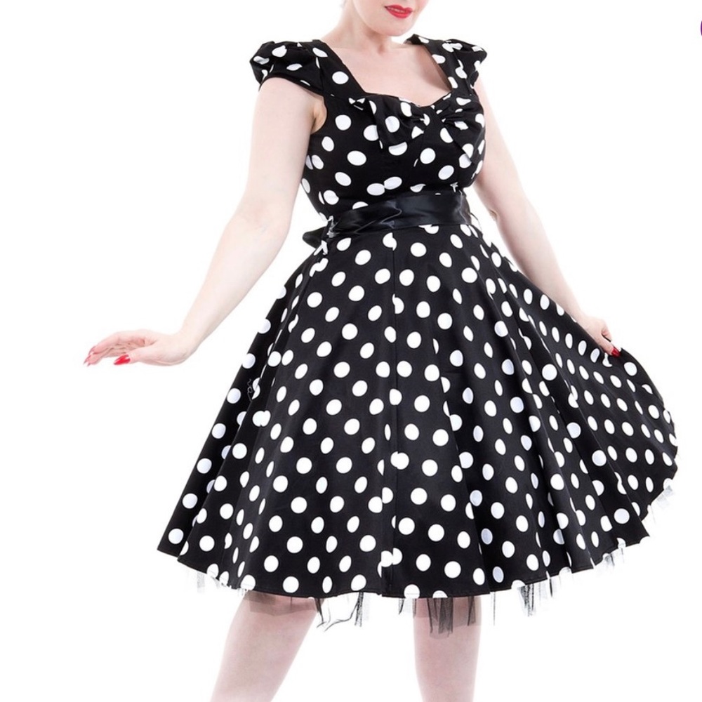 NWT polka dot pin up dress